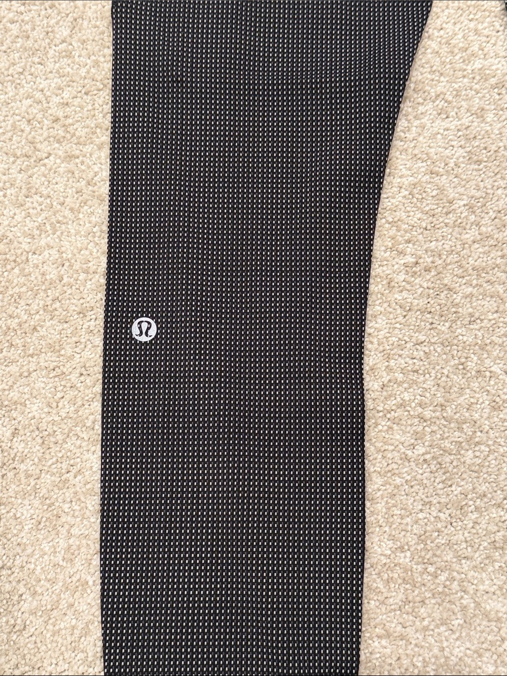 lululemon athletica Black Patterned High-Rise Leggings sz 8 - Picture 3 of 4